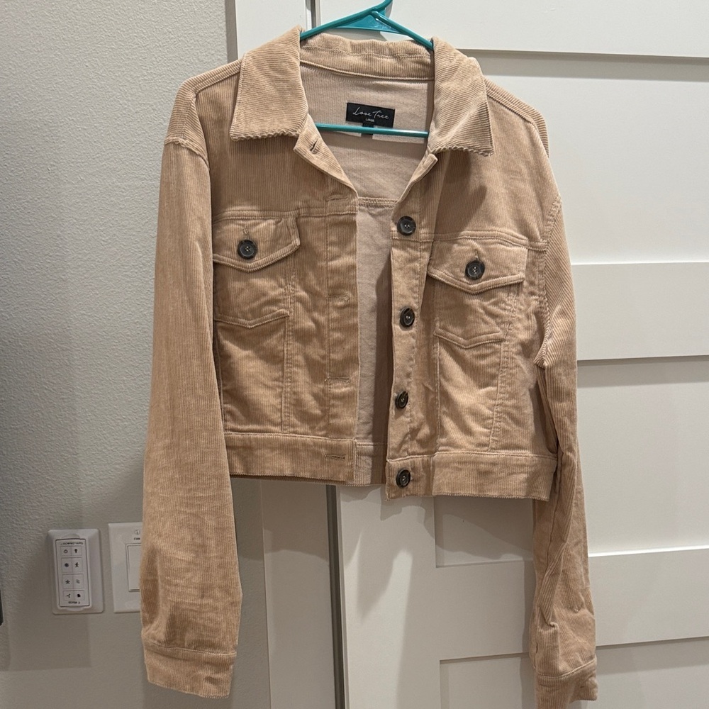 Love Tree Tan Corduroy Jacket